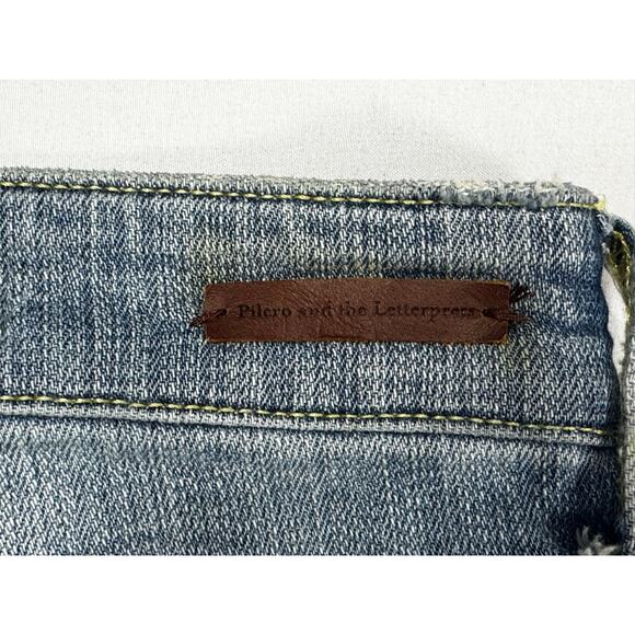 Pilcro & The Letterpress Women's Hyphen Tassel Straight Jeans - Sz 25 (30x26.5) - Picture 4 of 7